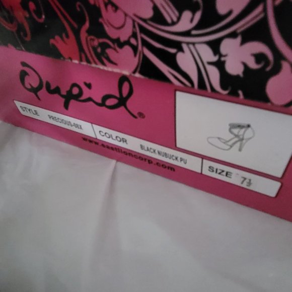 Qupid heels W7.5 black - Picture 2 of 2